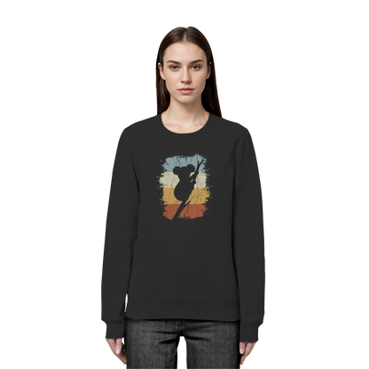 Retro kletternder Koala-Bär - Organic Basic Unisex Sweatshirt
