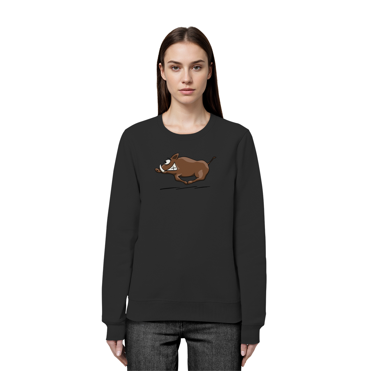 sauwildes Wildschwein | Wildsau  - Organic Basic Unisex Sweatshirt