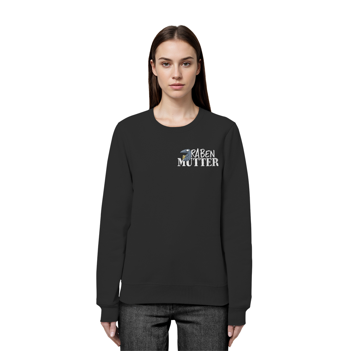 Rabenmutter Krähenmama - Organic Basic Unisex Sweatshirt