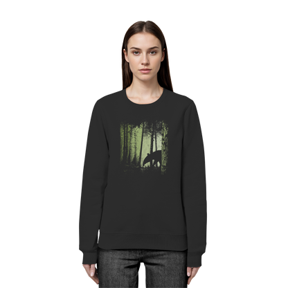 Lässiger Tapir im Zwielicht Wald - Organic Basic Unisex Sweatshirt