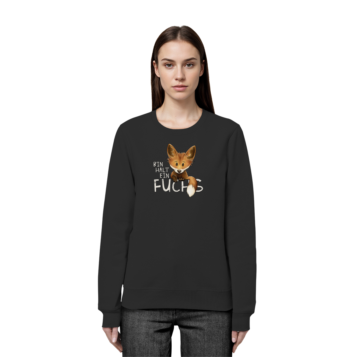 Bin halt ein Fuchs - Organic Basic Unisex Sweatshirt