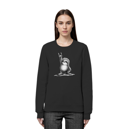 Rock On Party Faultier - Organic Basic Unisex Sweatshirt