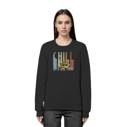 Gechillt gemütliche Schildkröte - Organic Basic Unisex Sweatshirt