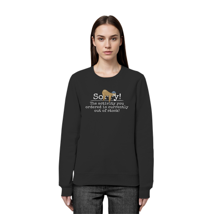 No-Activity Faultier - Organic Basic Unisex Sweatshirt