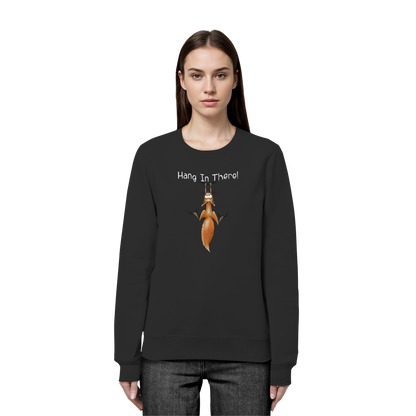 Hang In There | Lässiges Eichhörnchen - Organic Basic Unisex Sweatshirt