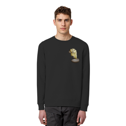 Lustiger frecher Biber - Organic Basic Unisex Sweatshirt