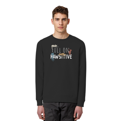 Full On Pawsitive! Gechillte Katzen - Organic Basic Unisex Sweatshirt