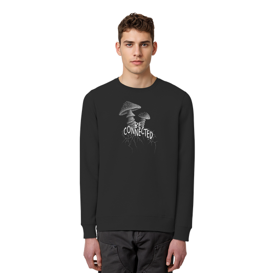 Be Connected Panther-Pilz - Organic Basic Unisex Sweatshirt