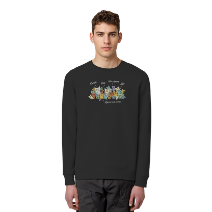 Nope, Nee, Nö Katzen - Organic Basic Unisex Sweatshirt