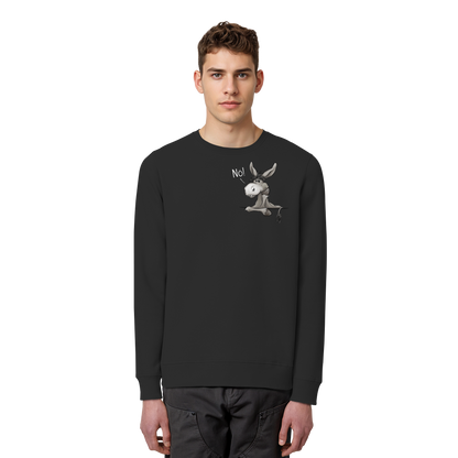 Nö! Störrischer Esel - Organic Basic Unisex Sweatshirt