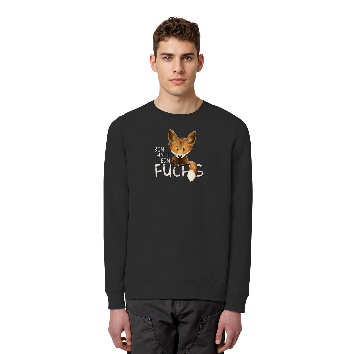 Bin halt ein Fuchs - Organic Basic Unisex Sweatshirt