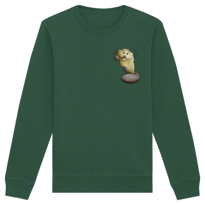 Lustiger frecher Biber - Organic Basic Unisex Sweatshirt