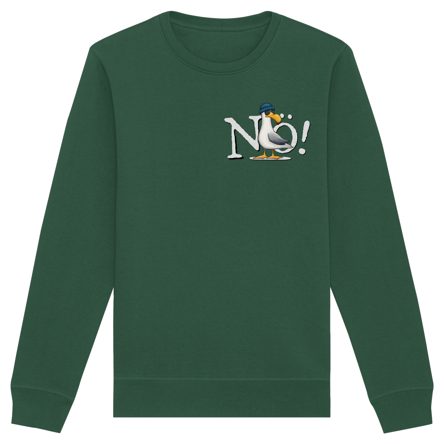 Nö Kein Bock Möwe - Organic Basic Unisex Sweatshirt