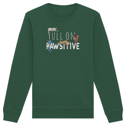 Full On Pawsitive! Gechillte Katzen - Organic Basic Unisex Sweatshirt