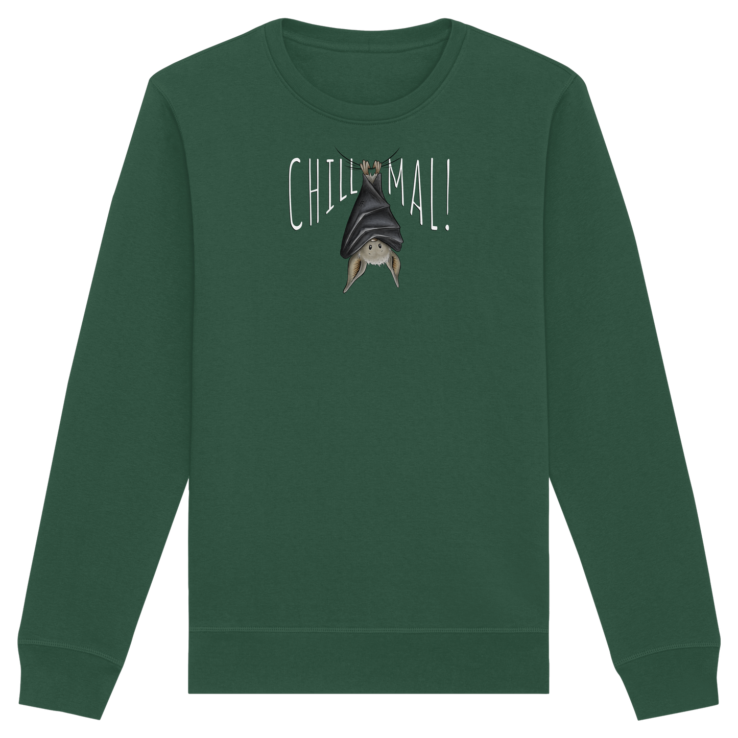 Chill Mal gemütliche Fledermaus - Organic Basic Unisex Sweatshirt
