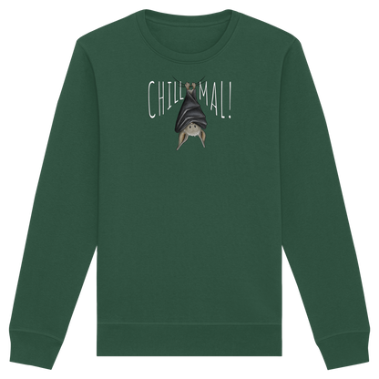 Chill Mal gemütliche Fledermaus - Organic Basic Unisex Sweatshirt