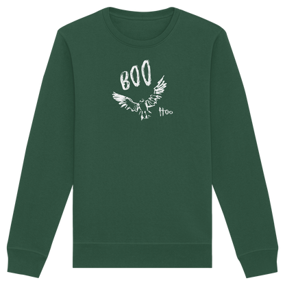 Boo Hoo! Fliegende Eule  - Organic Basic Unisex Sweatshirt