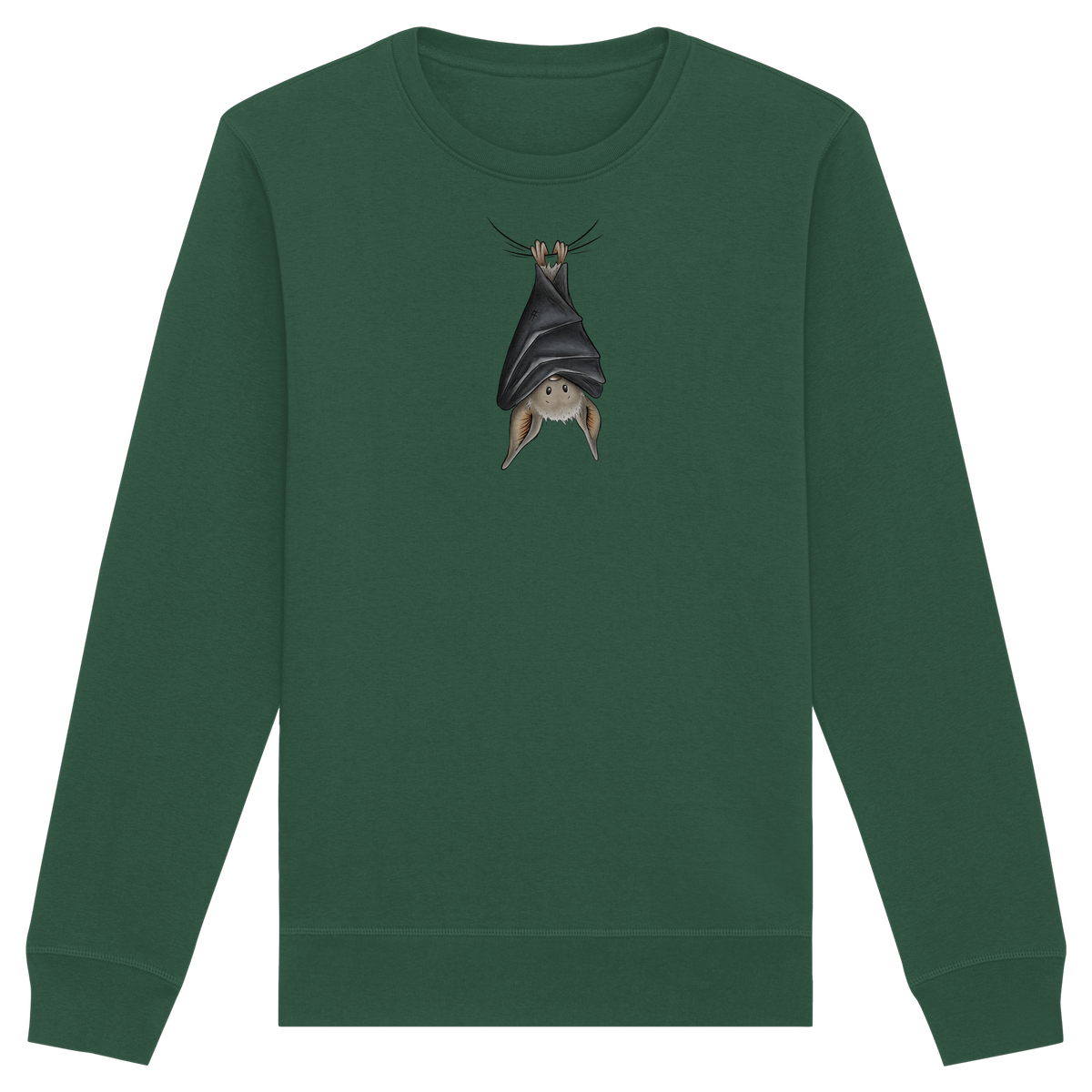 Lustig chillende Fledermaus - Organic Basic Unisex Sweatshirt
