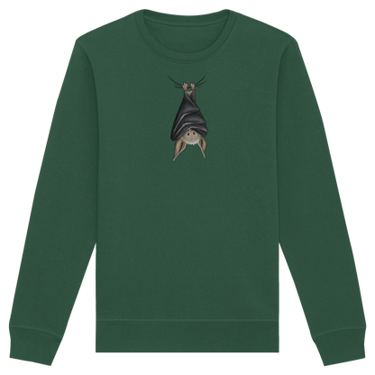 Lustig chillende Fledermaus - Organic Basic Unisex Sweatshirt