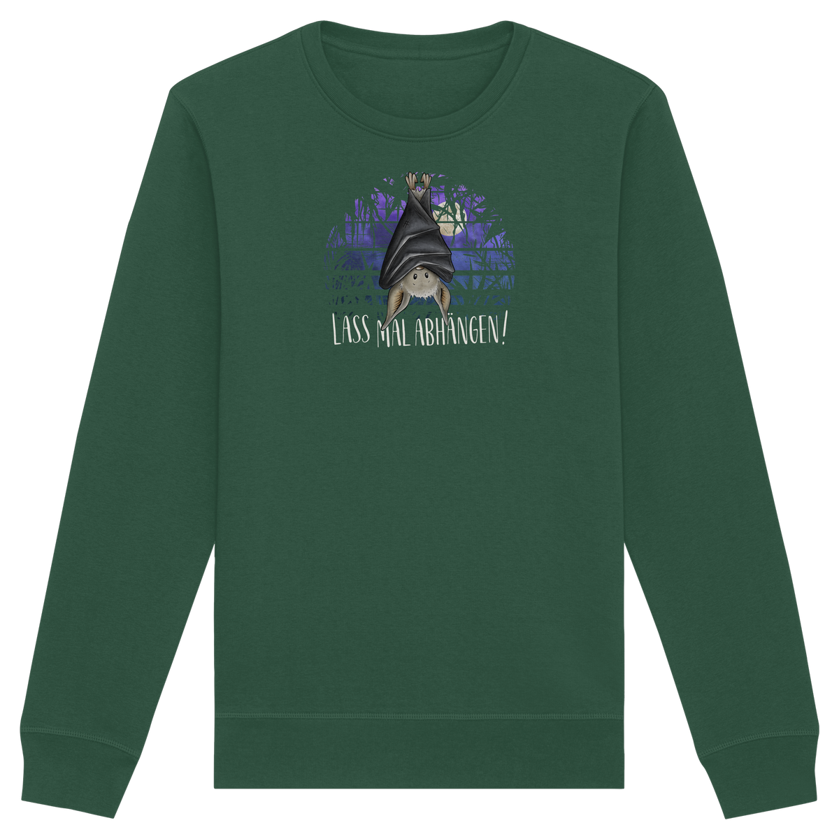Lass mal abhängen Fledermaus - Organic Basic Unisex Sweatshirt