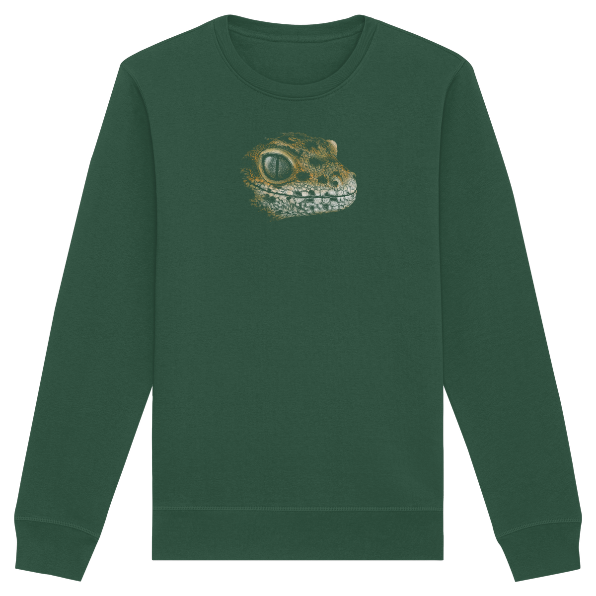 Leopard Gecko Skizze Kritzelkunst - Organic Basic Unisex Sweatshirt