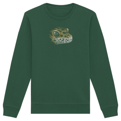 Leopard Gecko Skizze Kritzelkunst - Organic Basic Unisex Sweatshirt