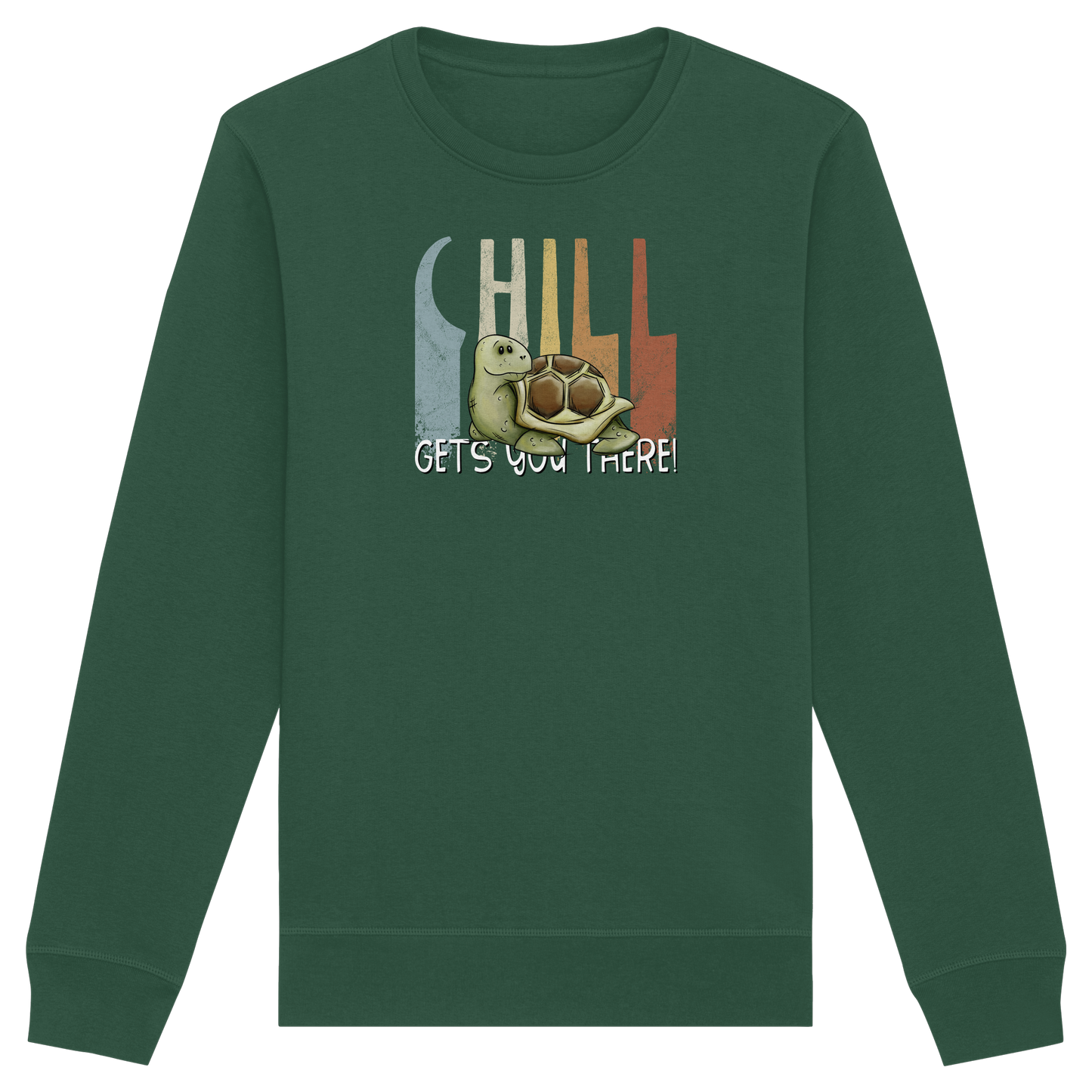 Gechillt gemütliche Schildkröte - Organic Basic Unisex Sweatshirt