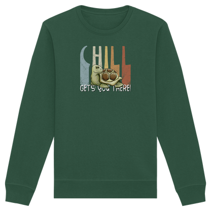 Gechillt gemütliche Schildkröte - Organic Basic Unisex Sweatshirt