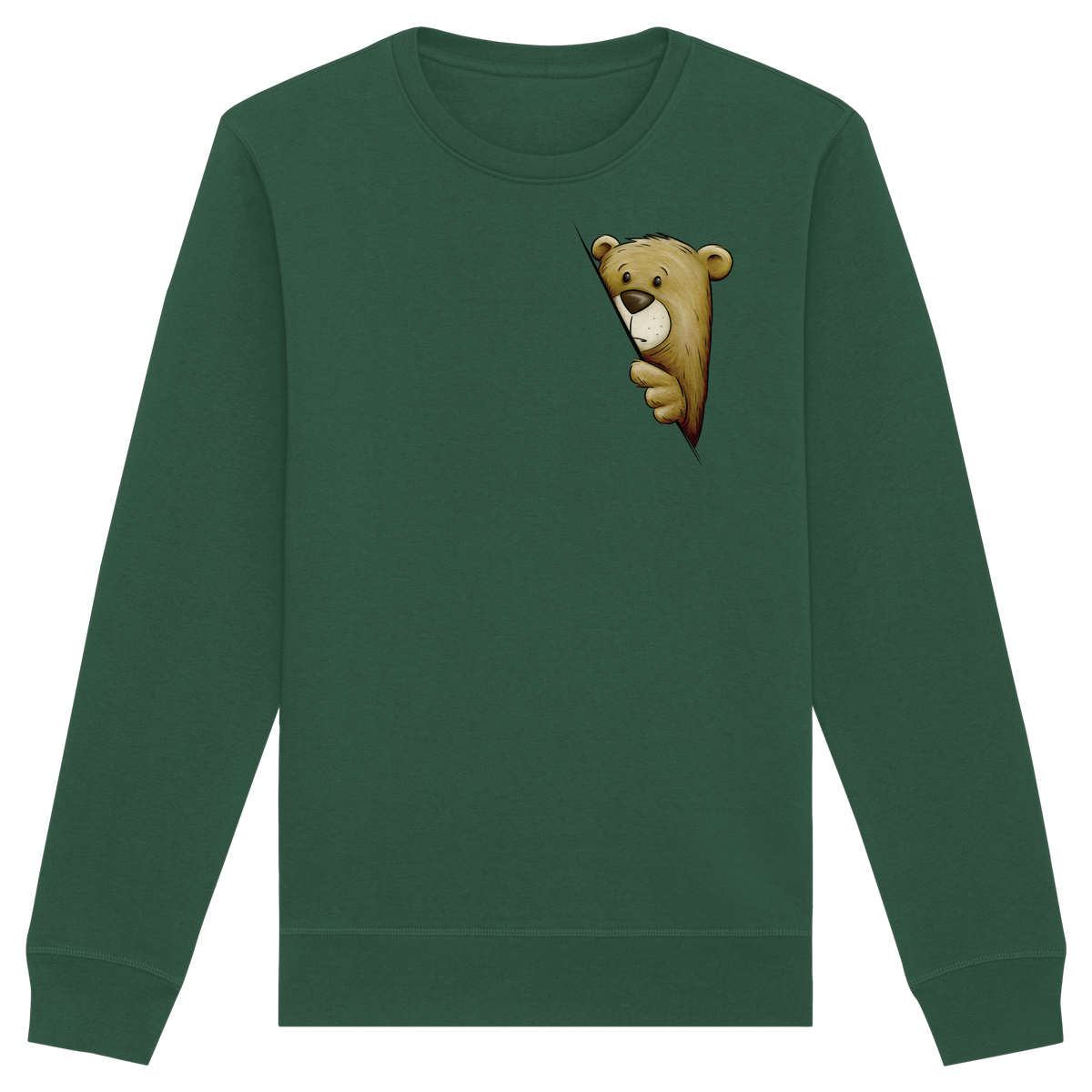 Funky Bär Illustration - Organic Basic Unisex Sweatshirt