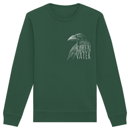 Rabenvater schwarzer Rabe Krähe - Organic Basic Unisex Sweatshirt