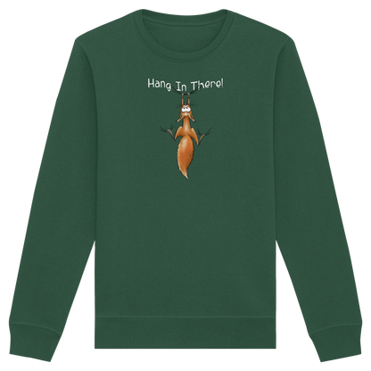 Hang In There | Lässiges Eichhörnchen - Organic Basic Unisex Sweatshirt