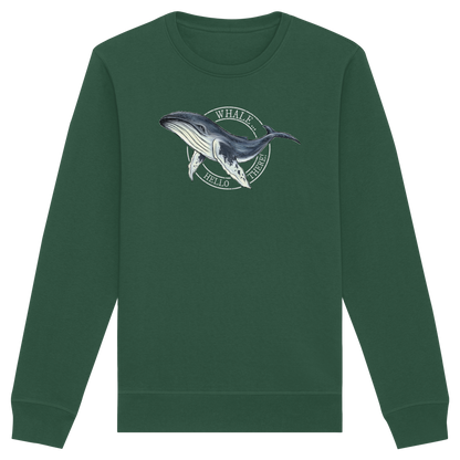 Whale, Hello There | Buckelwal - Organic Basic Unisex Sweatshirt
