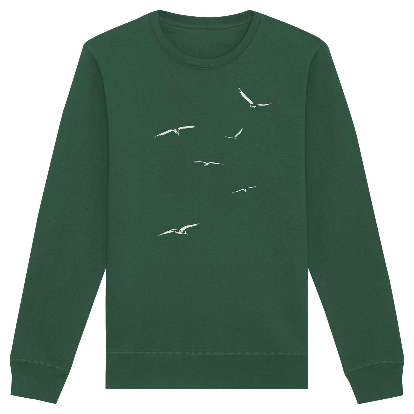 Vogelschwarm – Traum vom Fliegen - Organic Basic Unisex Sweatshirt