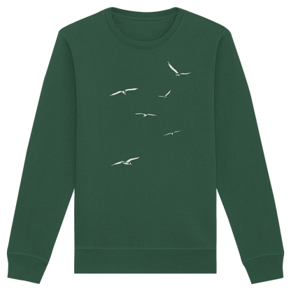 Vogelschwarm – Traum vom Fliegen - Organic Basic Unisex Sweatshirt