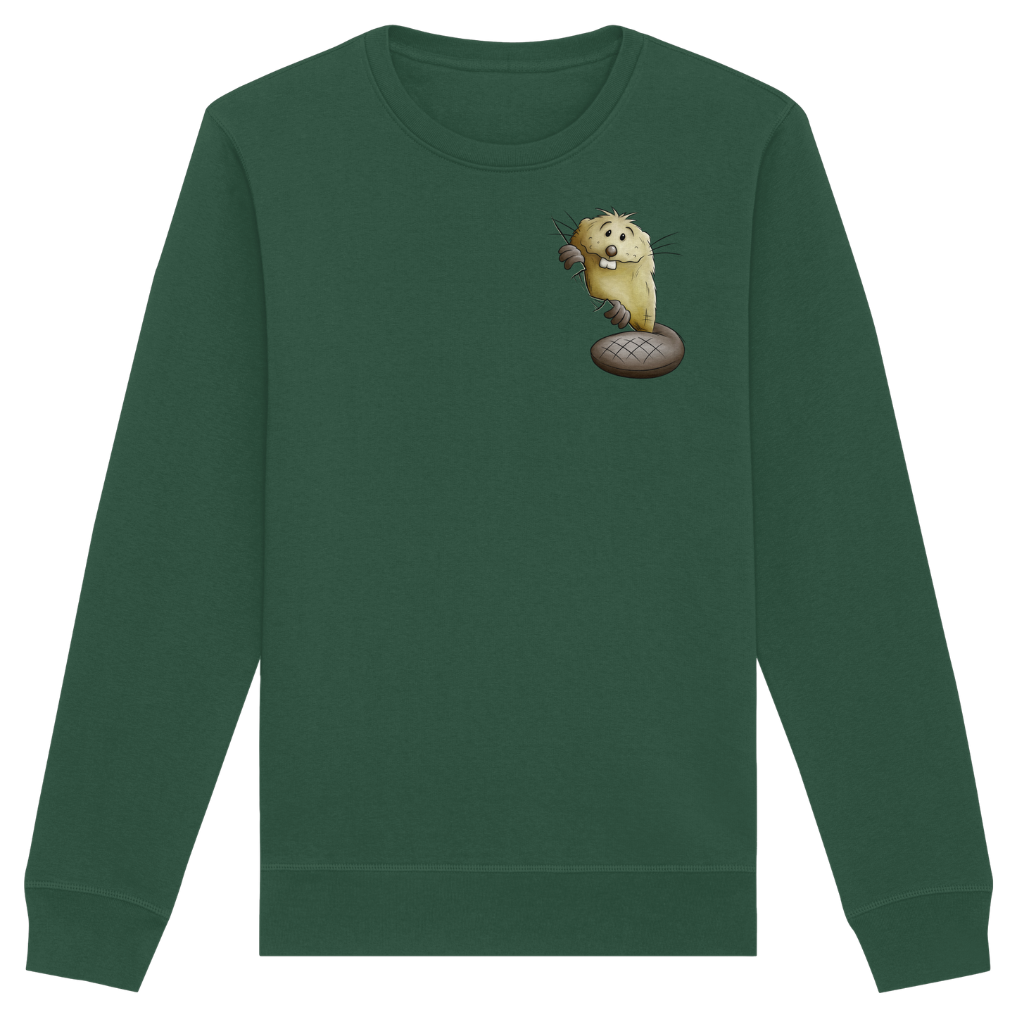 Lustiger frecher Biber - Organic Basic Unisex Sweatshirt