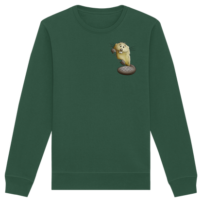 Lustiger frecher Biber - Organic Basic Unisex Sweatshirt
