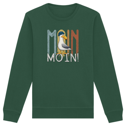 Moin Moin norddeutsche Möwe - Organic Basic Unisex Sweatshirt