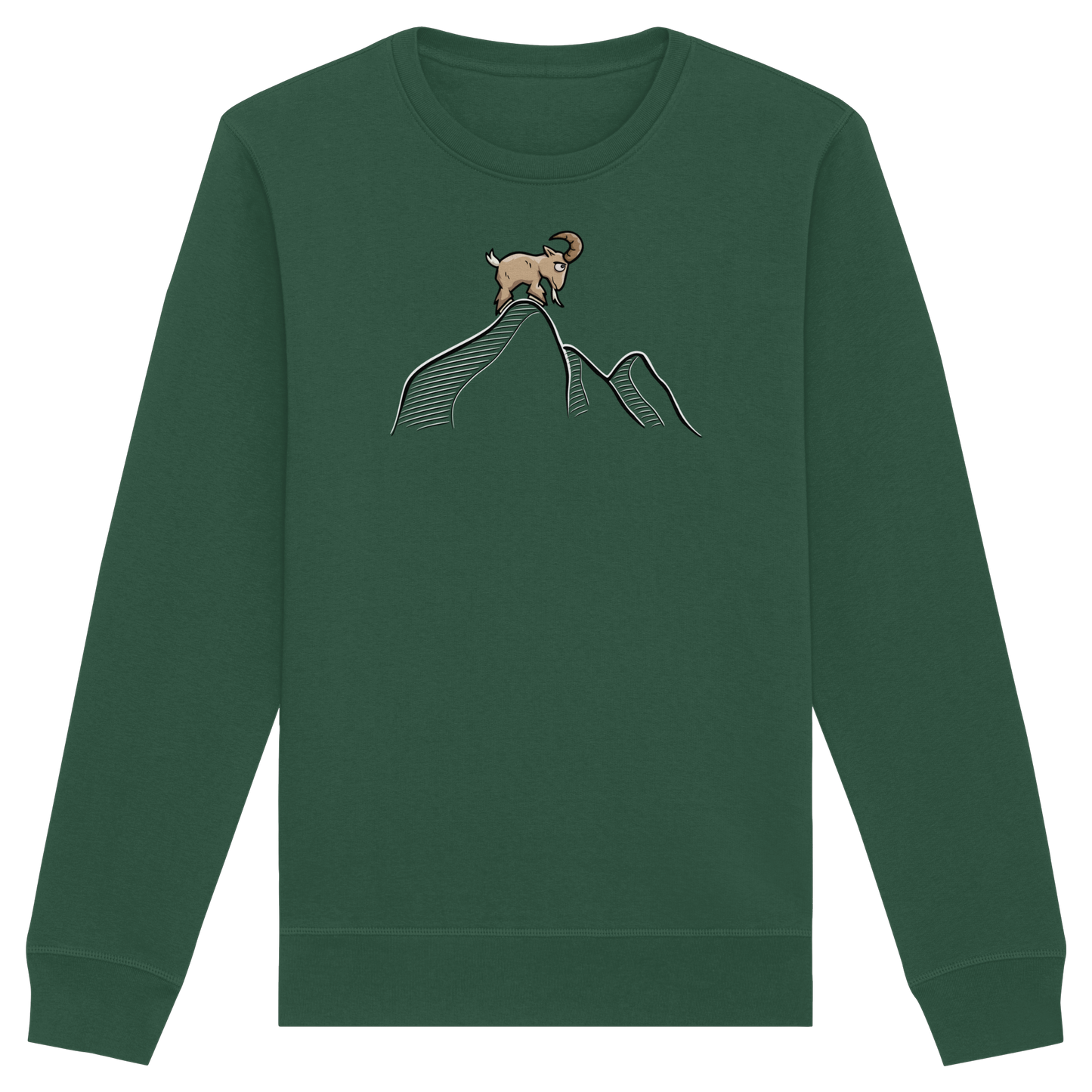Ziegenbock in den Bergen - Organic Basic Unisex Sweatshirt