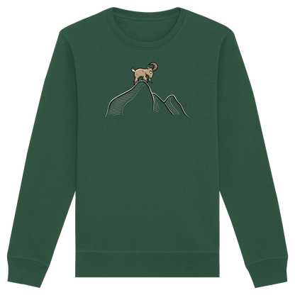 Ziegenbock in den Bergen - Organic Basic Unisex Sweatshirt