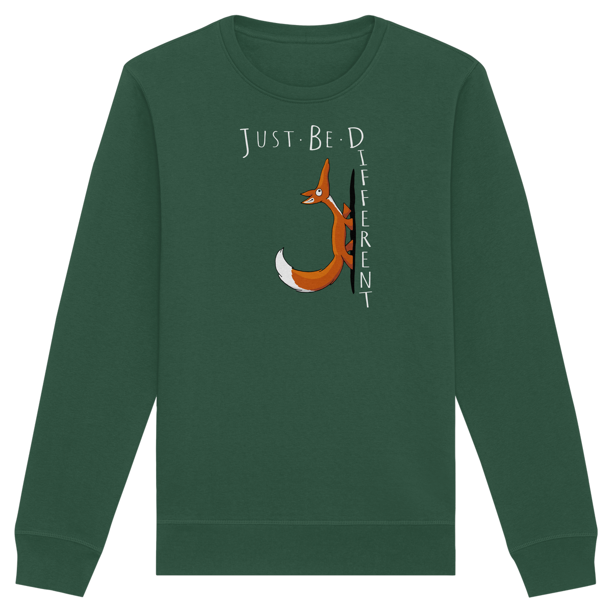 Just Be Different | Sei Anders, kleiner Fuchs - Organic Basic Unisex Sweatshirt