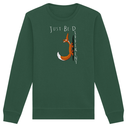 Just Be Different | Sei Anders, kleiner Fuchs - Organic Basic Unisex Sweatshirt