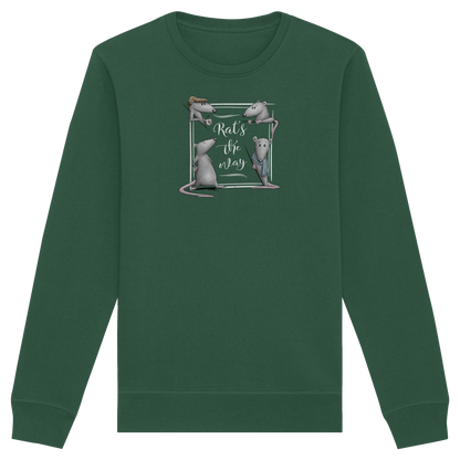 Rat’s The Way Kaffeehaus Ratten - Organic Basic Unisex Sweatshirt