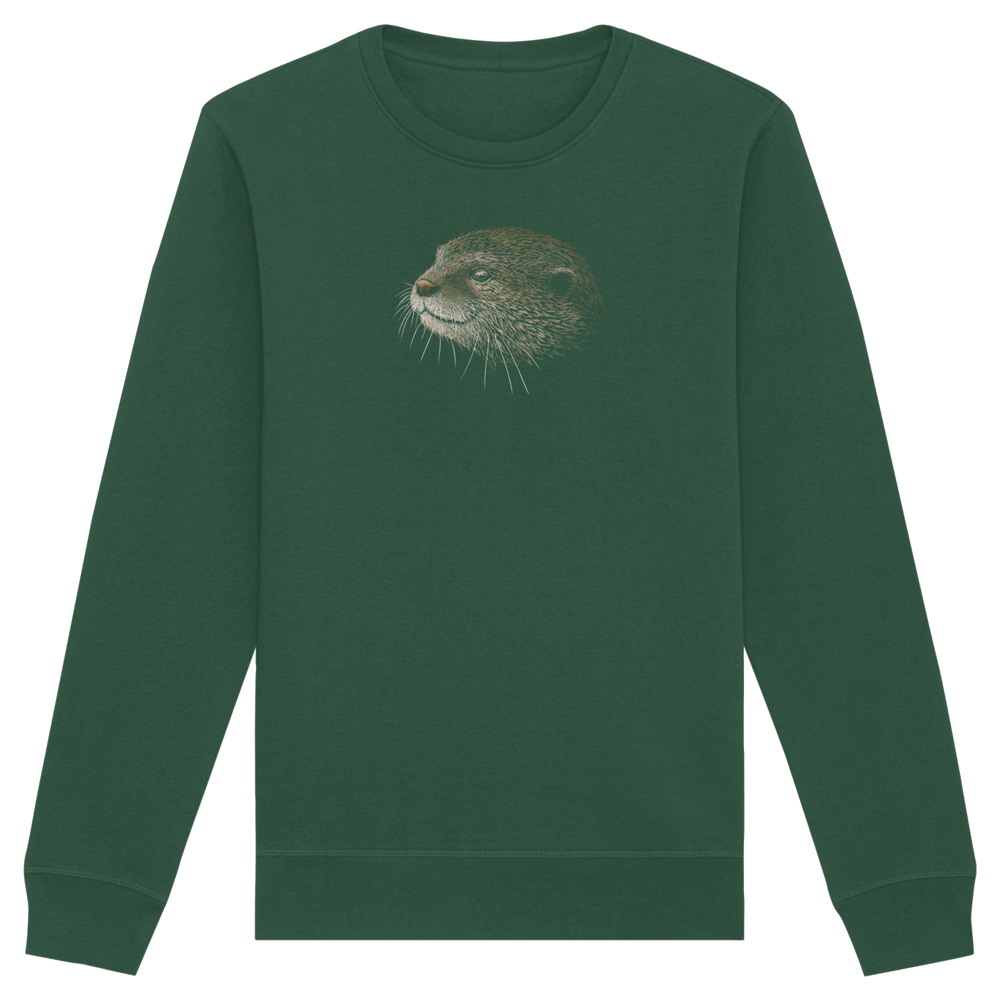 Otter Bleistift Zeichnung KritzelKunst - Organic Basic Unisex Sweatshirt