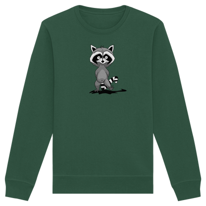 Frecher kleiner Waschbär - Organic Basic Unisex Sweatshirt