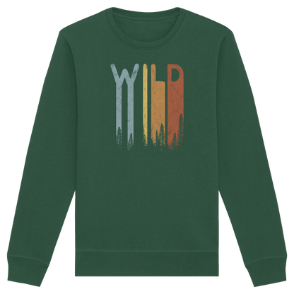 Wild Retro Schriftzug - Organic Basic Unisex Sweatshirt