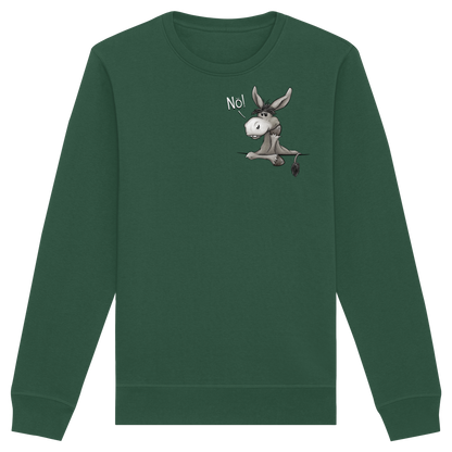 Nö! Störrischer Esel - Organic Basic Unisex Sweatshirt