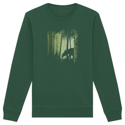 Lässiger Tapir im Zwielicht Wald - Organic Basic Unisex Sweatshirt