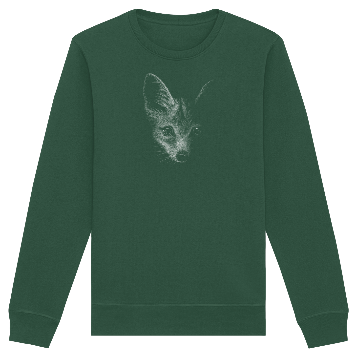 Fuchs Kritzelkunst Illustration - Organic Basic Unisex Sweatshirt