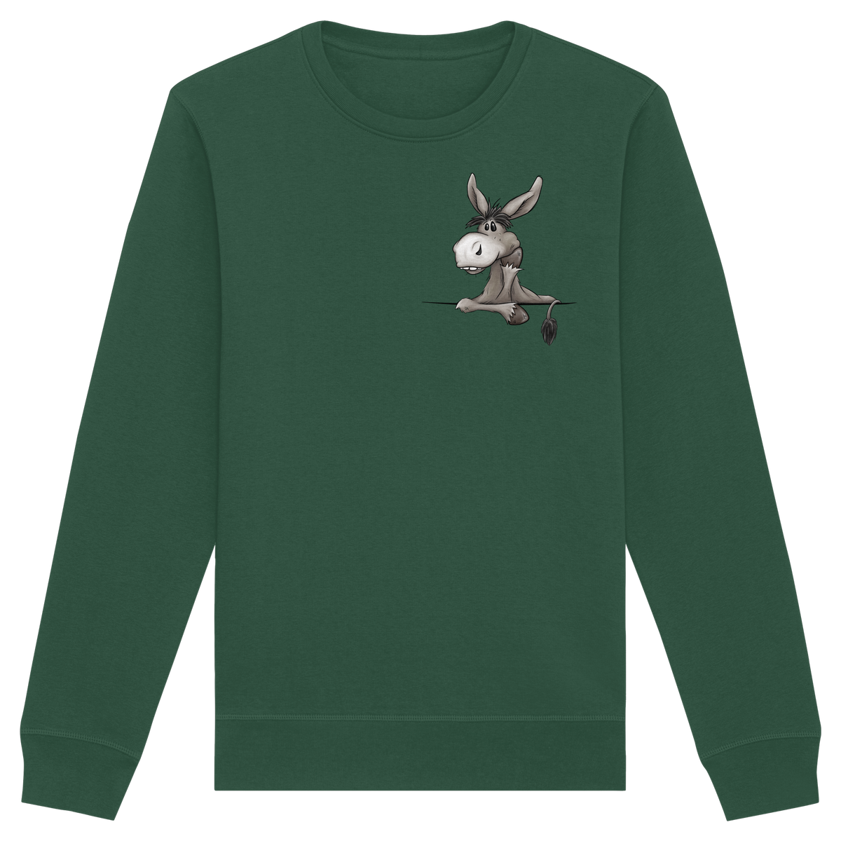Lustiger lässiger Esel - Organic Basic Unisex Sweatshirt