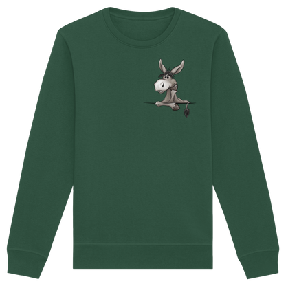 Lustiger lässiger Esel - Organic Basic Unisex Sweatshirt